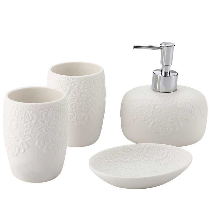 Household Goods Ceramic Toilet Wash Set