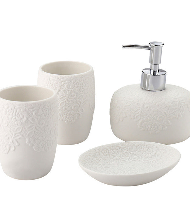 Household Goods Ceramic Toilet Wash Set