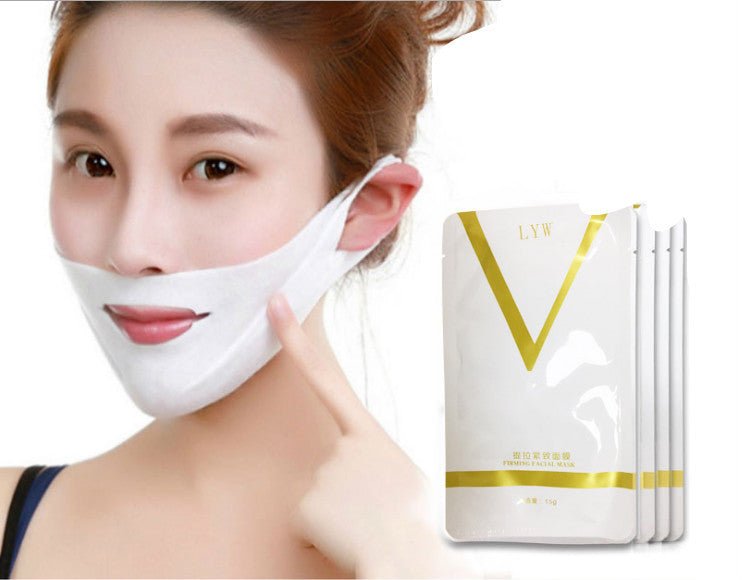 4D Double V Face Hanging Ear Face Paste Hydrogel Mask Lifting Firming Thin Masseter Double Chin Mask - Bloomy Care