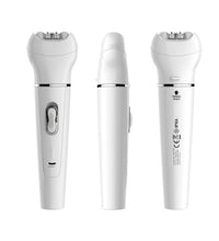 5 in 1 Multi - Functional Portable Face and body Skin Care Electric Massager Scrubber with Facial Latex Brush - Bloomy Care