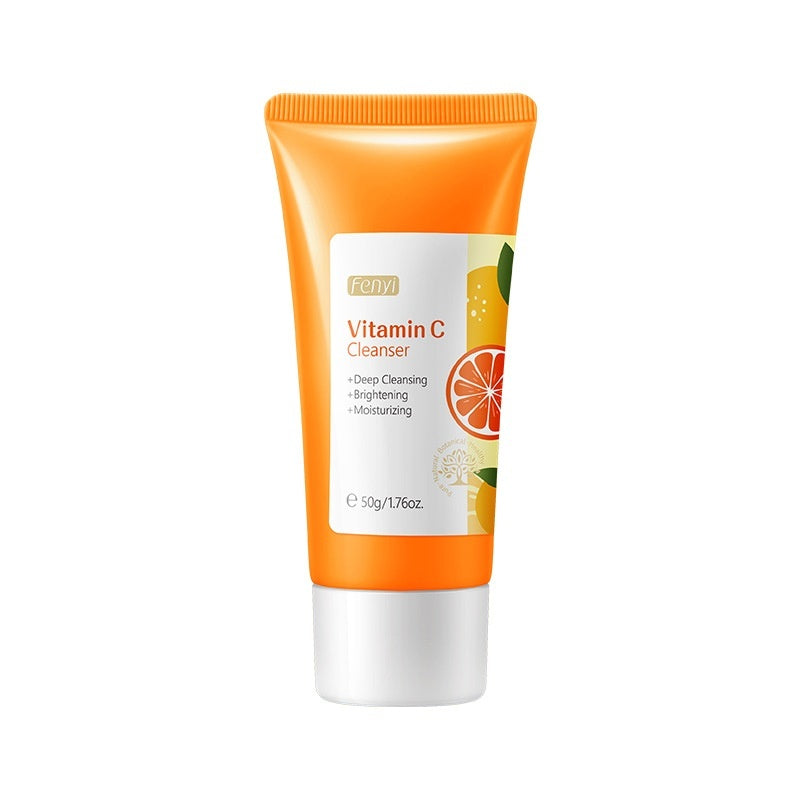 Vitamin C Facial Cleanser 50g Pore Cleansing Moisturizing Facial Cleanser