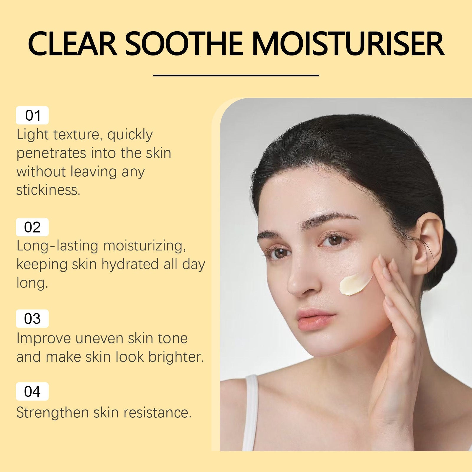 Clear Face Moisturizing Cream Nourish Skin - Bloomy Care