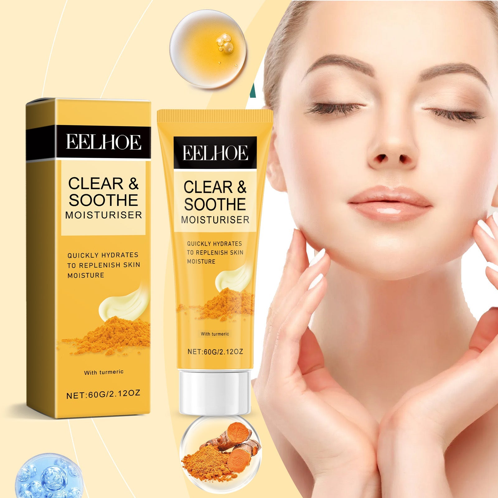 Clear Face Moisturizing Cream Nourish Skin - Bloomy Care